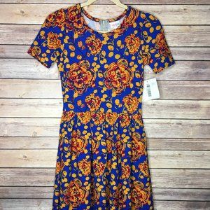 LulaRoe (1.0) XS Amelia Floral Print - BNWT